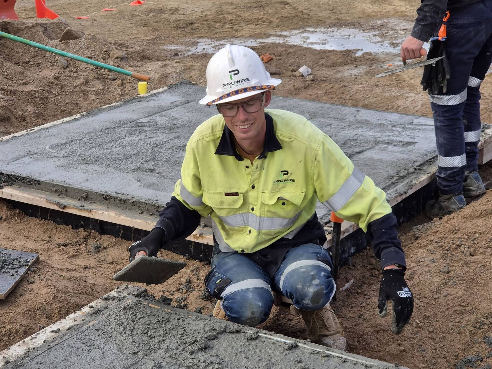 Concrete pour